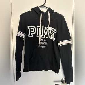 Half zip PINK hoodie